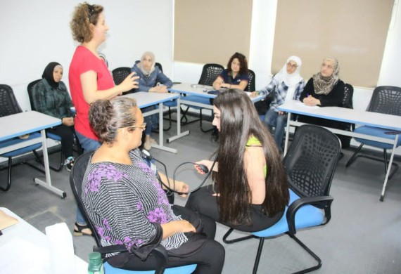 News: Al-Andalus University Participates in the first Course on the Basics of Nursing within the Community Centers Program at the Syrian Trust for Development